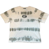 Image 2 of Punk Rocker ✷ Ivory & Sage Striped Tie Dye (L)