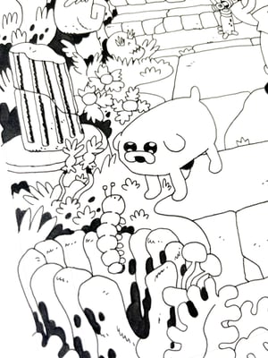 Image of Adventure Time Original Cover Art