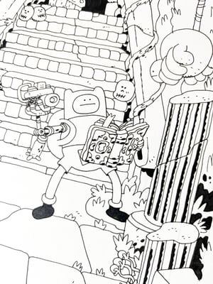 Image of Adventure Time Original Cover Art