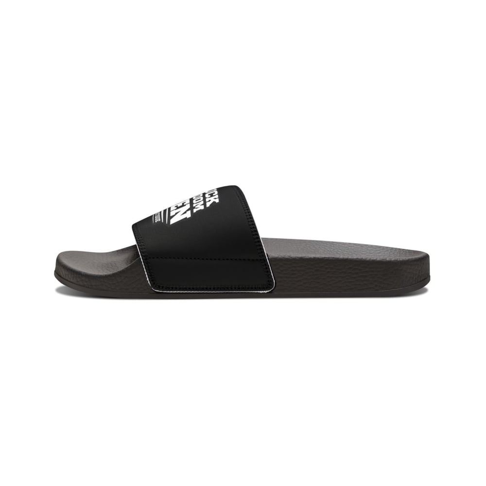 Image of Women's chosen 1 Removable-Strap Slide Sandals — Comfortable Black Pool & Beach Slides