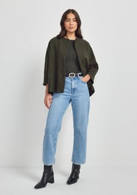 Image 1 of untouched world elodie jacket moss