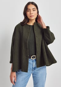 Image 4 of untouched world elodie jacket moss