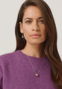 Image 5 of merino mink crew lilac