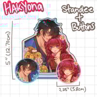 HakYona Standee + Buttons