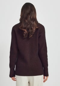 Image 2 of untouched world zoey cardigan cacao
