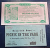 MULTIPLE SPECIALTY TICKETS FROM NEW YORK'S 1939 & 1964 WORLD'S FAIRS +TICKET BROCHURE