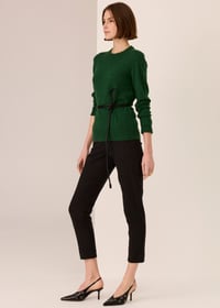 Image 1 of pol orsen crew knit green