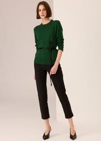 Image 2 of pol orsen crew knit green