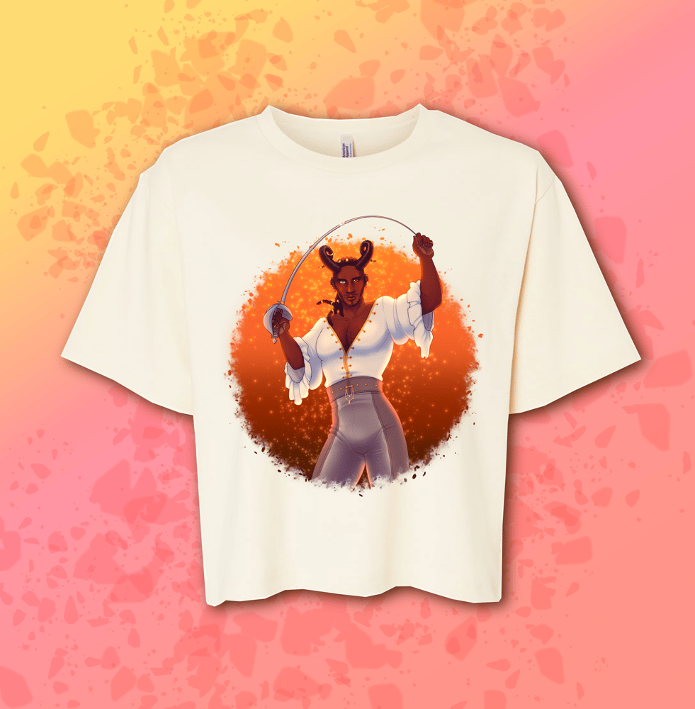 Image of Wyll Fencing Shirt - American Apparel Women's Fine Jersey Boxy Tee