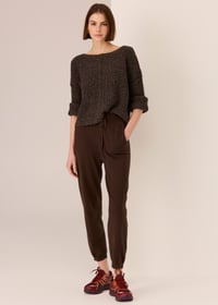 Image 1 of pol rowan knit pant chocolate