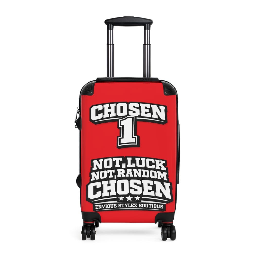 Image of Chosen 1 Carry-On Suitcase — "Not Luck, Not Random, Chosen" Travel Luggage