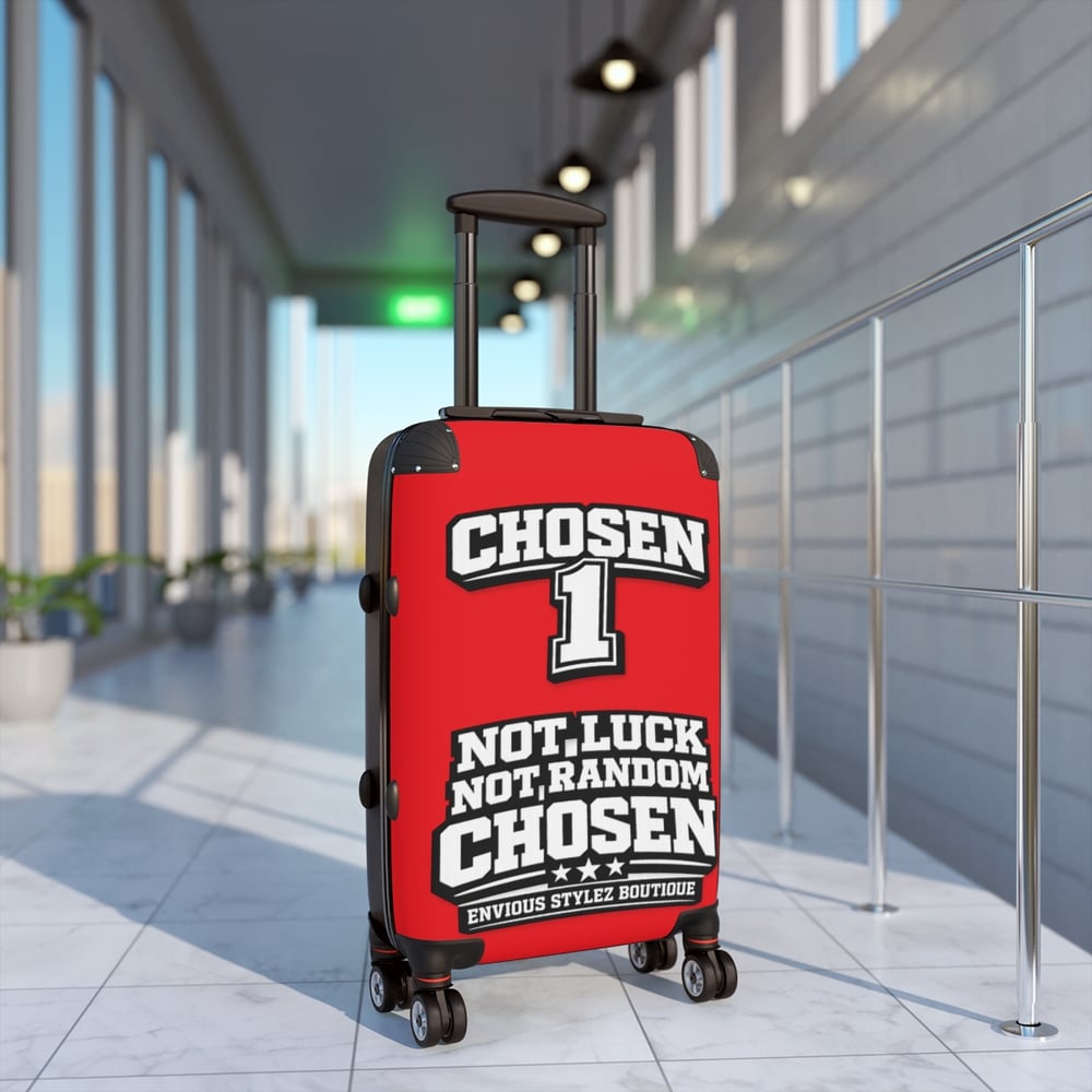 Image of Chosen 1 Carry-On Suitcase — "Not Luck, Not Random, Chosen" Travel Luggage