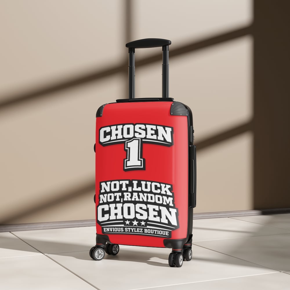 Image of Chosen 1 Carry-On Suitcase — "Not Luck, Not Random, Chosen" Travel Luggage