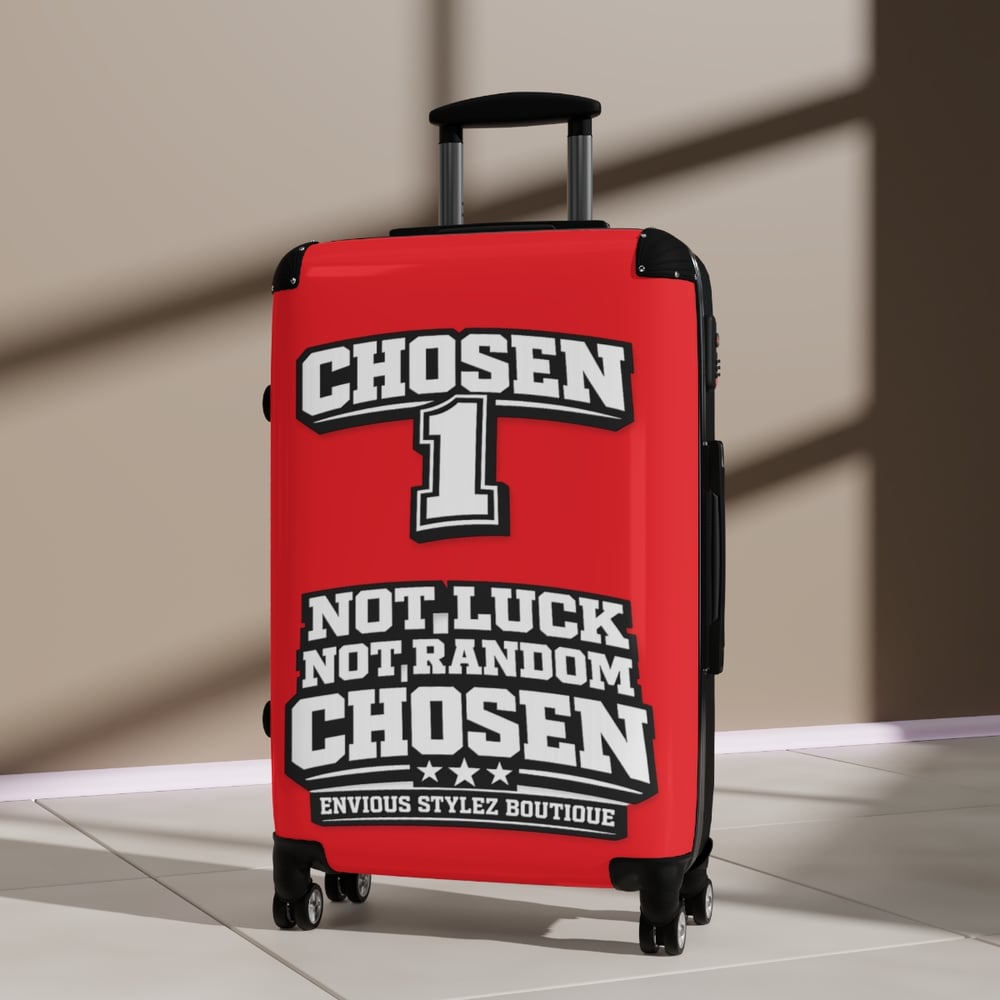 Image of Chosen 1 Carry-On Suitcase — "Not Luck, Not Random, Chosen" Travel Luggage