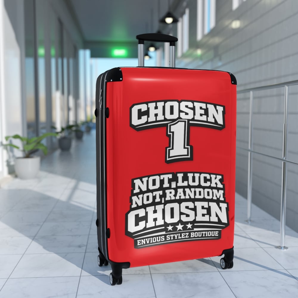 Image of Chosen 1 Carry-On Suitcase — "Not Luck, Not Random, Chosen" Travel Luggage