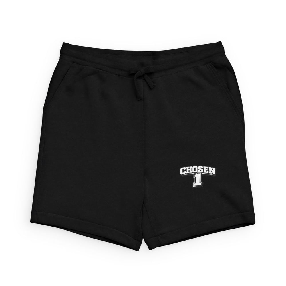 Image of Chosen 1 Sweatshorts — Athletic Black Fleece Shorts