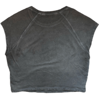 Image 2 of Wavy Flower  ✷ 1/2 Sleeve Baby Tee (M)