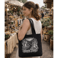 Image 2 of Happy Trails Mushroom Tote Bag