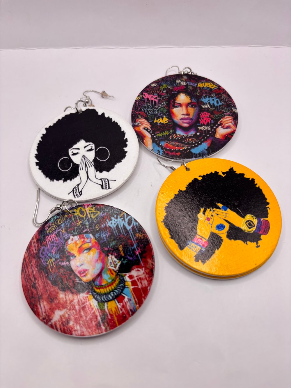 Image of Afro Art  Earrings