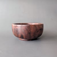 Image 3 of Large Altar Bowl - Figured Walnut 3.85" x 1.85"