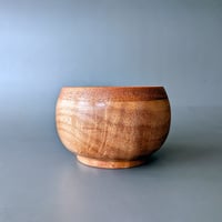 Image 2 of Large Altar Bowl - Maple and Khaya 3.5" x 2.25"