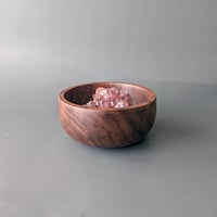 Image 3 of  Large Altar Bowl - Figured Walnut 4" x 2"