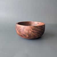 Image 5 of  Large Altar Bowl - Figured Walnut 4" x 2"