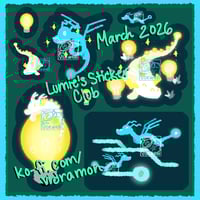Image 1 of ☆ Sticker Club Info ☆ (Click for Info, Join on Ko-fi) 