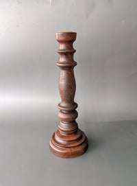 Image 5 of Turned Candlestick - Walnut 3.65" x 10.65"