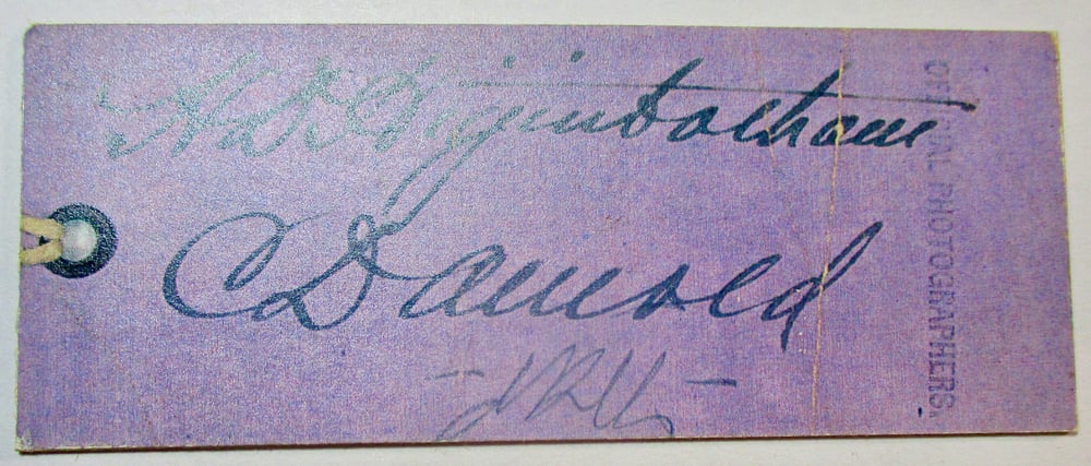 INCREDIBLY RARE WCE CAMERA PERMIT--ONE OF THREE KNOWN