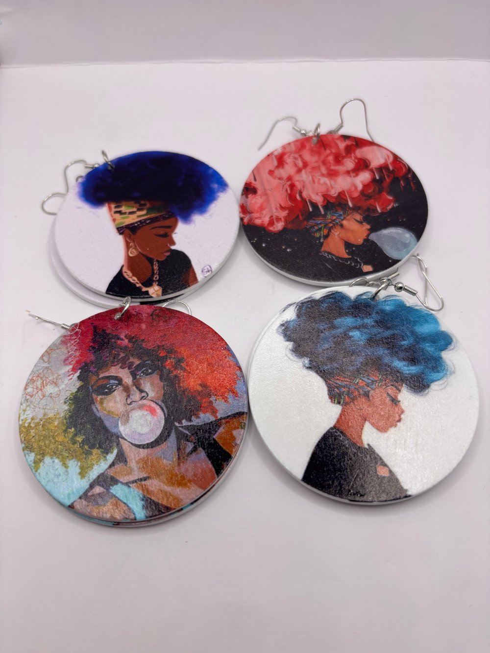 Image of Afro Art  Earrings