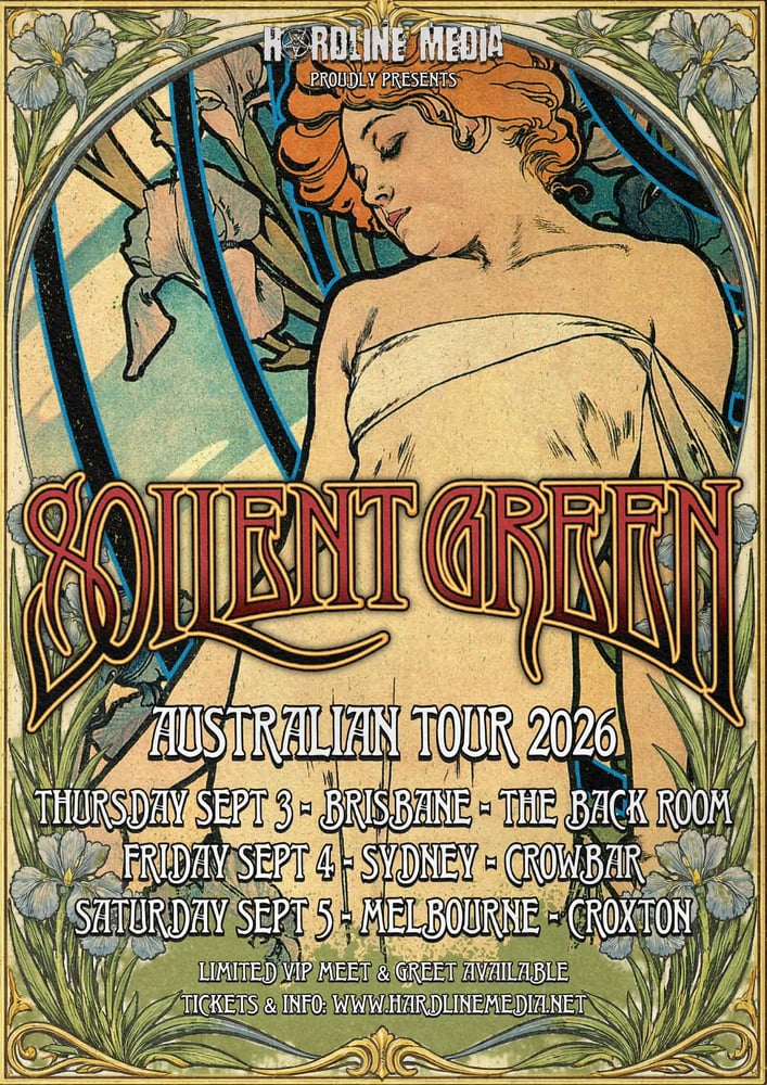 Image of SOILENT GREEN - MELBOURNE - CROXTON - SAT 5 SEP - VIP MEET N GREET PRESALE