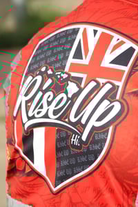 Image 4 of RED HIBISCUS LEI HIVIZ HOODIE