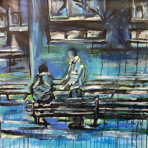 MIND ELEVATION ORIGINAL PAINTING 30x30"