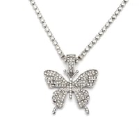 Image 3 of Big Beautiful Butterfly Necklace 