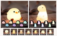 Night Pals | Cute Night Light Touch Controlled Night Light Stress Reducing Pat 