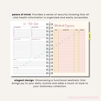 Image 3 of Medical Appointment Notebook