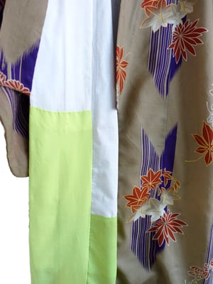 Image of Kimono dame af uld/bomuld med florale mønstre /'Too Fairy