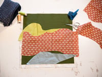 Image 1 of Workshop- Craft a textile collage- 18th April 10am-1pm postponed**