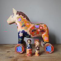 Image 3 of swedish folk horse & two riders