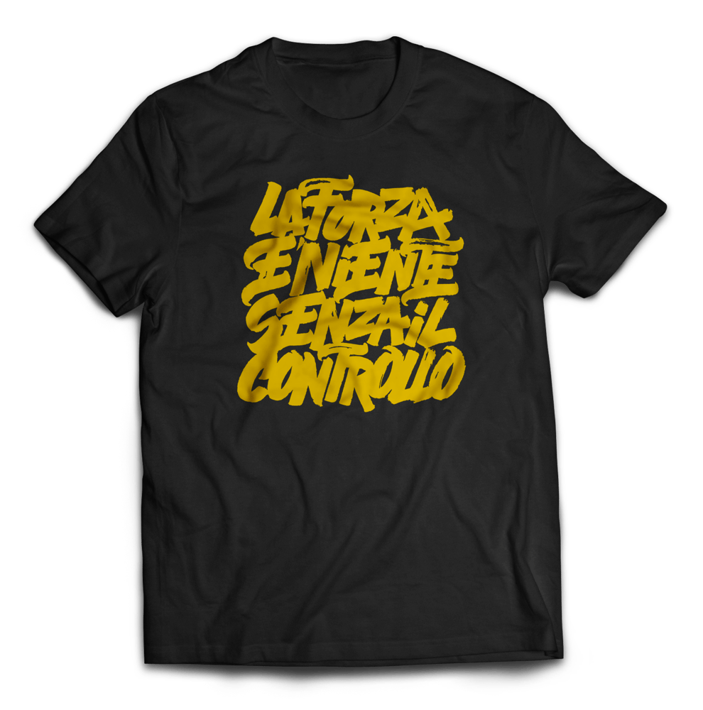 Image of MASITO "Forza & Controllo" t-shirt black