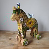 Image 1 of folk style horse (spring thicket)