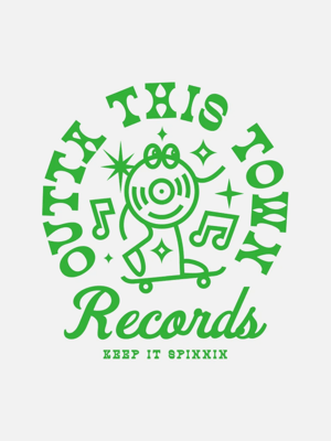 Image of Outta This Town Records T-Shirt | White 🎶