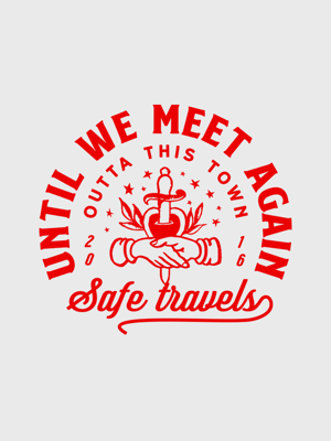 Image of Until We Meet Again T-Shirt  | White 🤝