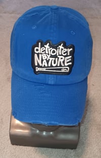 Image 2 of Detroiter By Nature Distressed Denim Dad Cap