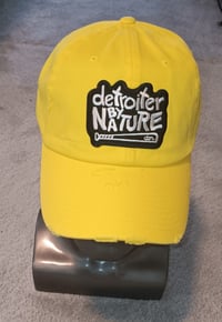 Image 3 of Detroiter By Nature Distressed Denim Dad Cap
