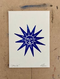 Image 2 of 'Shine' Lino Print