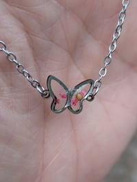Image 1 of Butterfly Connector Necklace