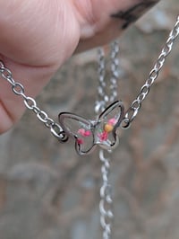 Image 2 of Butterfly Connector Necklace