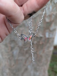 Image 3 of Butterfly Connector Necklace